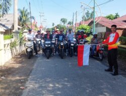 L.A Community Kibarkan Semangat Merah Putih di Tanjung Raya