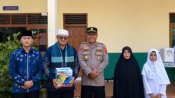 Polres Agam Salurkan Pompa Air ke Ponpes Nurul Huda, Sekaligus Sosialisasi Bahaya Narkoba dan Bullying