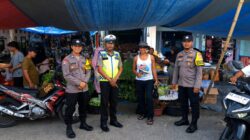Polsek Tanjung Mutiara Patroli di Pasar Tiku, Warga Diingatkan Waspada Pencurian dan Curanmor