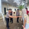 Kapolsek Palembayan Sambangi Warga Huntara Kayu Pasak, Ingatkan Kebersihan hingga Waspada Pencurian