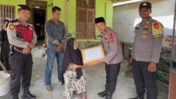 Polsek Tanjung Mutiara Salurkan Bantuan Sembako untuk Warga Kurang Mampu