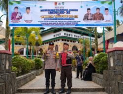 Polsek Tanjung Raya Kawal Pawai Wisuda Tahfizh dan MTQ di Bayur