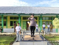 Bhabinkamtibmas Jadi Pembina Upacara di SMKN 1 Tanjung Raya, Siswa Diajak Jauhi Narkoba dan Kenakalan Remaja