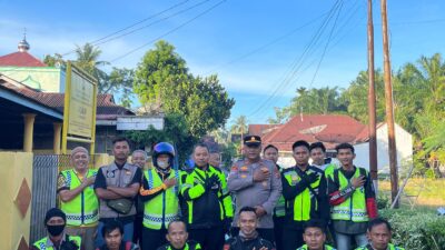 Kasat Binmas Polres Agam Lepas Keberangkatan Senkom Agam ke Ajang Silaturahmi Se-Sumbar