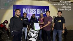 Timsus Anti Begal Polres Binjai Amankan Motor Curian Asal Aceh, Pelaku Kabur
