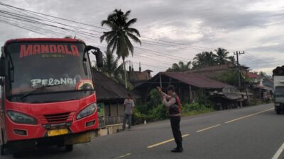 Polsek Tanjung Mutiara Gelar CW Pagi di Simpang Durian Kapeh