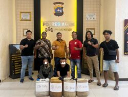 Polres Agam Ungkap Peredaran Tuak di Lubuk Basung, 35 Liter Disita