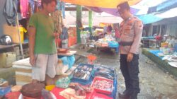 Patroli Pasar Akaik Ambun Pagi, Polsek Matur Pastikan Situasi Aman dan Kondusif