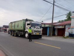 Polsek Tanjung Mutiara Atur Arus Lalu Lintas di Simpang Pasir Tiku, Antisipasi Kemacetan Pagi Hari