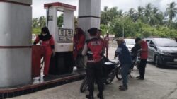 Patroli Polsek Tanjung Mutiara Pantau SPBU, Situasi Kamtibmas Aman