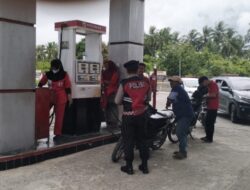 Patroli Polsek Tanjung Mutiara Pantau SPBU, Situasi Kamtibmas Aman
