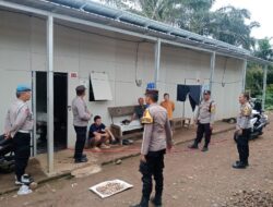 Polsek Palembayan Patroli ke Huntara Padang Gantiang