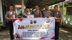 Sambut HUT Bhayangkara ke-80, Kapolres Agam Beri Santunan kepada 10 Purnawirawan Polri