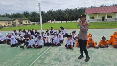 Wujudkan Sekolah Aman dan Ramah Anak, Kapolsek Ampek Nagari Sambangi SDN 19 Pasir Tinggi