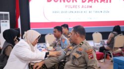 Sambut Hari Bhayangkara ke-80, Sidokkes Polres Agam Gelar Donor Darah di Aula Wibisono