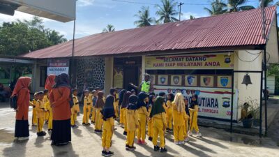 Belajar Jadi Polisi Sehari, Murid TK Tunas Bangsa Kunjungi Polsek Tanjung Mutiara