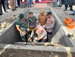 Kapolres Binjai Hadiri Groundbreaking PT Natural Tirta Segar di Sei Bingai