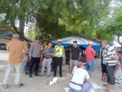Tak Hanya Awasi Kamtibmas, Polsek Tanjung Mutiara Juga Ingatkan Bahaya Mandi di Laut