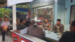 Kapolsek Tanjung Raya Sambangi Tukang Pukat Ikan di Tanjung Sani, Ajak Warga Jaga Kamtibmas