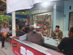 Kapolsek Tanjung Raya Sambangi Tukang Pukat Ikan di Tanjung Sani, Ajak Warga Jaga Kamtibmas
