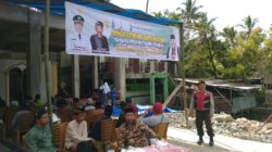 Polisi Kawal Tradisi Mangaji Tamaik Syukuran Nagari di Tanjung Raya, Warga Berlangsung Khidmat