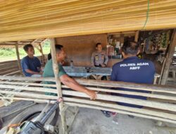 Kapolsek Lubuk Basung Ngopi Bareng Pengepul Batu, Bahas Kamtibmas hingga Pelayanan Masyarakat