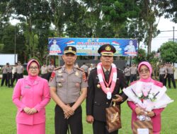 Haru di Mako Polres Agam, Kompol Azwir Yani Dilepas Menuju Purna Tugas