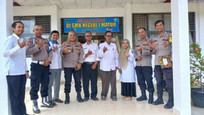 Polsek Matur dan SMKN 1 Matur Teken MoU, Perkuat Disiplin Siswa dan Cegah Kenakalan Remaja