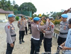 Propam Polres Agam Gelar Gaktibplin di Polsek Palembayan, Disiplin Personel Jadi Sorotan