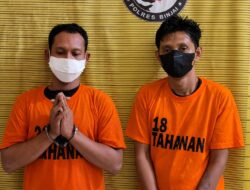 Satresnarkoba Polres Binjai Tangkap Dua Diduga Bandar Sabu, Sita 12,48 Gram Narkotika