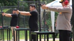 Kapolres Binjai Ikut Latihan Menembak Bersama Forkopimda, Pererat Silaturahmi dan Asah Kemampuan
