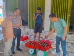 Kapolsek Lubuk Basung Sambangi Pengusaha Manggis, Dukung Perekonomian Petani dan Sampaikan Pesan Kamtibmas