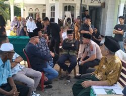 Polisi Hadir di Tengah Duka, Kapolsek Tanjung Mutiara Melayat ke Rumah Warga