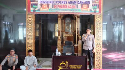 Polres Agam Gelar Binrohtal, Perkuat Mental dan Integritas Personel dalam Bertugas