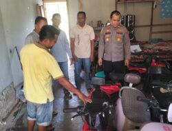 Kapolsek Lubuk Basung IPTU YULI DEKRI, S.H., M.H. melaksanakan kegiatan sambang dan silaturahmi dengan Pengusaha Rental Motor Listrik di Gor Rang Agam Nagari Lubuk Basung.