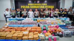 Gempur Bandar Narkoba, Polda Sumut Sita 5,3 Ton Barang Bukti Sepanjang Semester I 2026