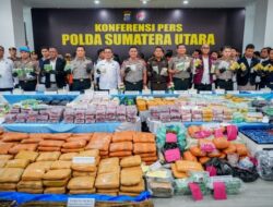 Gempur Bandar Narkoba, Polda Sumut Sita 5,3 Ton Barang Bukti Sepanjang Semester I 2026