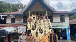 Bhabinkamtibmas Wakili Kapolsek Tanjung Raya Hadiri Penyambutan Mahasiswa KKN UNP di Duo Koto