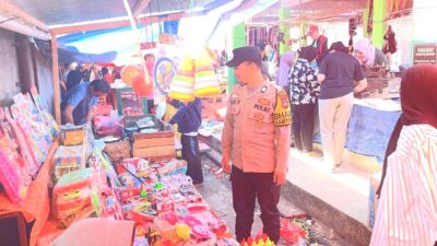 Polisi Siaga di Pasar Akaik Matur, Antisipasi Kriminalitas saat Hari Pasar