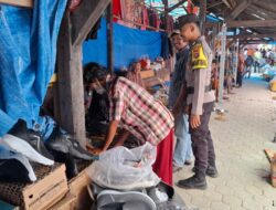 Polsek Tanjung Raya Kunjungi Pasar Sungai Batang, Ingatkan Pedagang dan Pengunjung Waspada Modus Kejahatan
