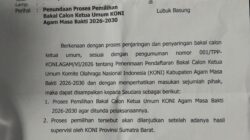 Pemkab Agam Bantah Intervensi Pemilihan Ketua KONI, Sekda: Kami Ingin Cegah Masalah di Kemudian Hari