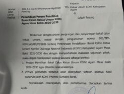 Pemkab Agam Bantah Intervensi Pemilihan Ketua KONI, Sekda: Kami Ingin Cegah Masalah di Kemudian Hari