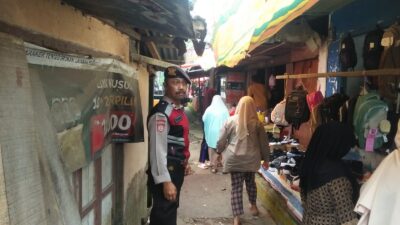 Polsek Matur Gencarkan Patroli Dialogis di Pasar Akaik Ambun Pagi