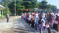 Polisi Latih 120 Siswa Baru SMPN 2 Tanjung Mutiara, Disiplin Jadi Bekal Awal Masuk Sekolah