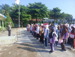 Polisi Latih 120 Siswa Baru SMPN 2 Tanjung Mutiara, Disiplin Jadi Bekal Awal Masuk Sekolah