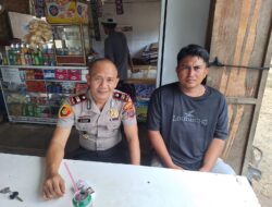 Kapolsek Ampek Nagari Sambangi Toke Sawit di Bawan, Bahas Keamanan dan Dukung Perekonomian Warga
