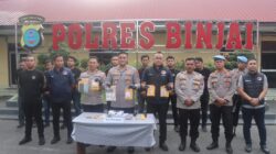 18 Kasus Narkoba Diungkap Polres Binjai, 20 Tersangka Dibekuk dalam 26 Hari