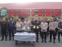 18 Kasus Narkoba Diungkap Polres Binjai, 20 Tersangka Dibekuk dalam 26 Hari