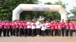 Police Woman Run 2026 Digelar di GOR Rang Agam, Polwan Polres Agam Tunjukkan Semangat Kebersamaan