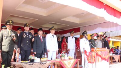 Merah Putih Berkibar di Agam, Polres Agam Pastikan Upacara HUT RI ke-81 Berjalan Aman